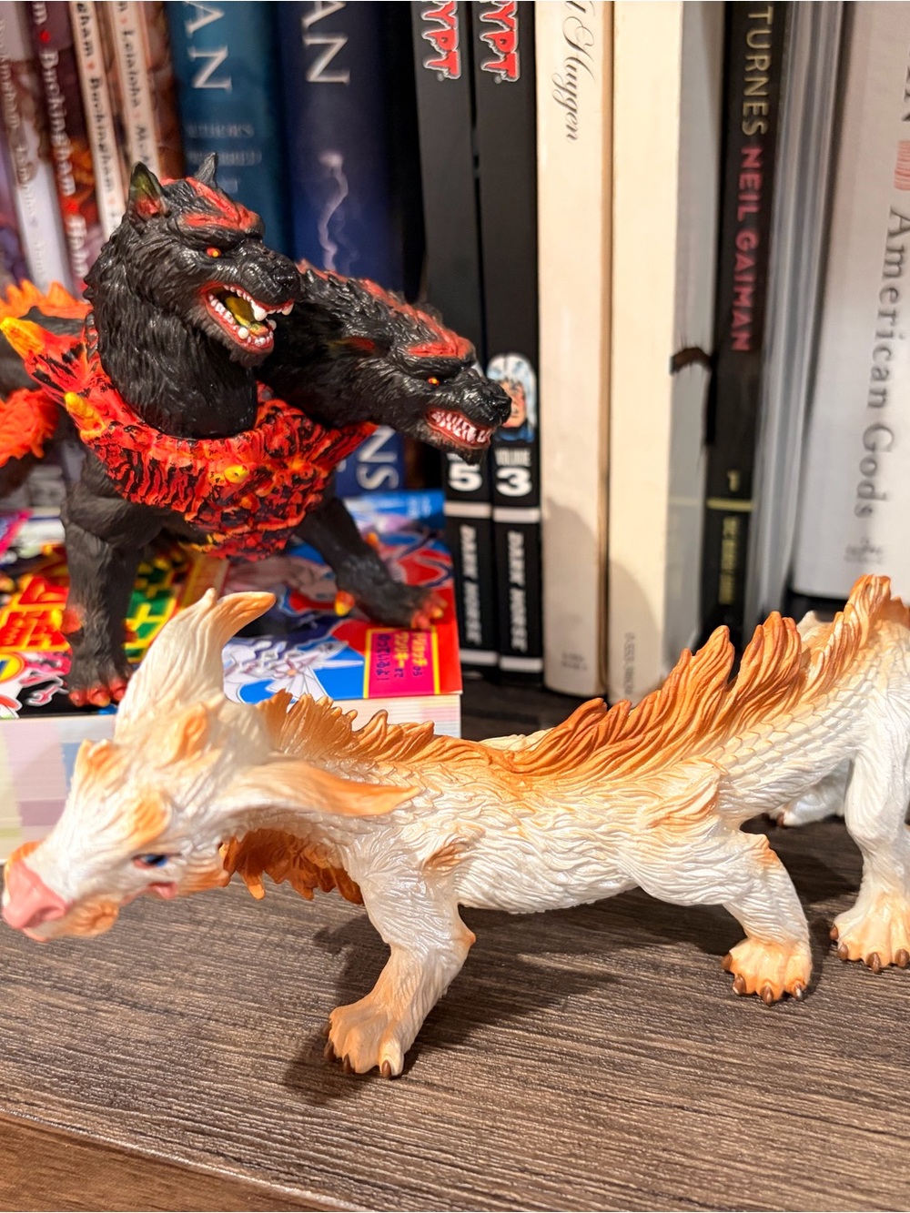Schliech dragon and hellhound